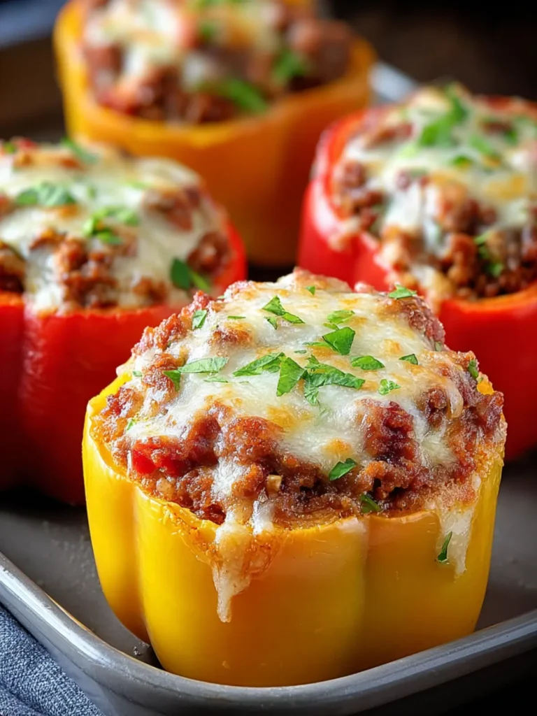 Savory Stuffed Bell Peppers: A Comforting Delight First Image