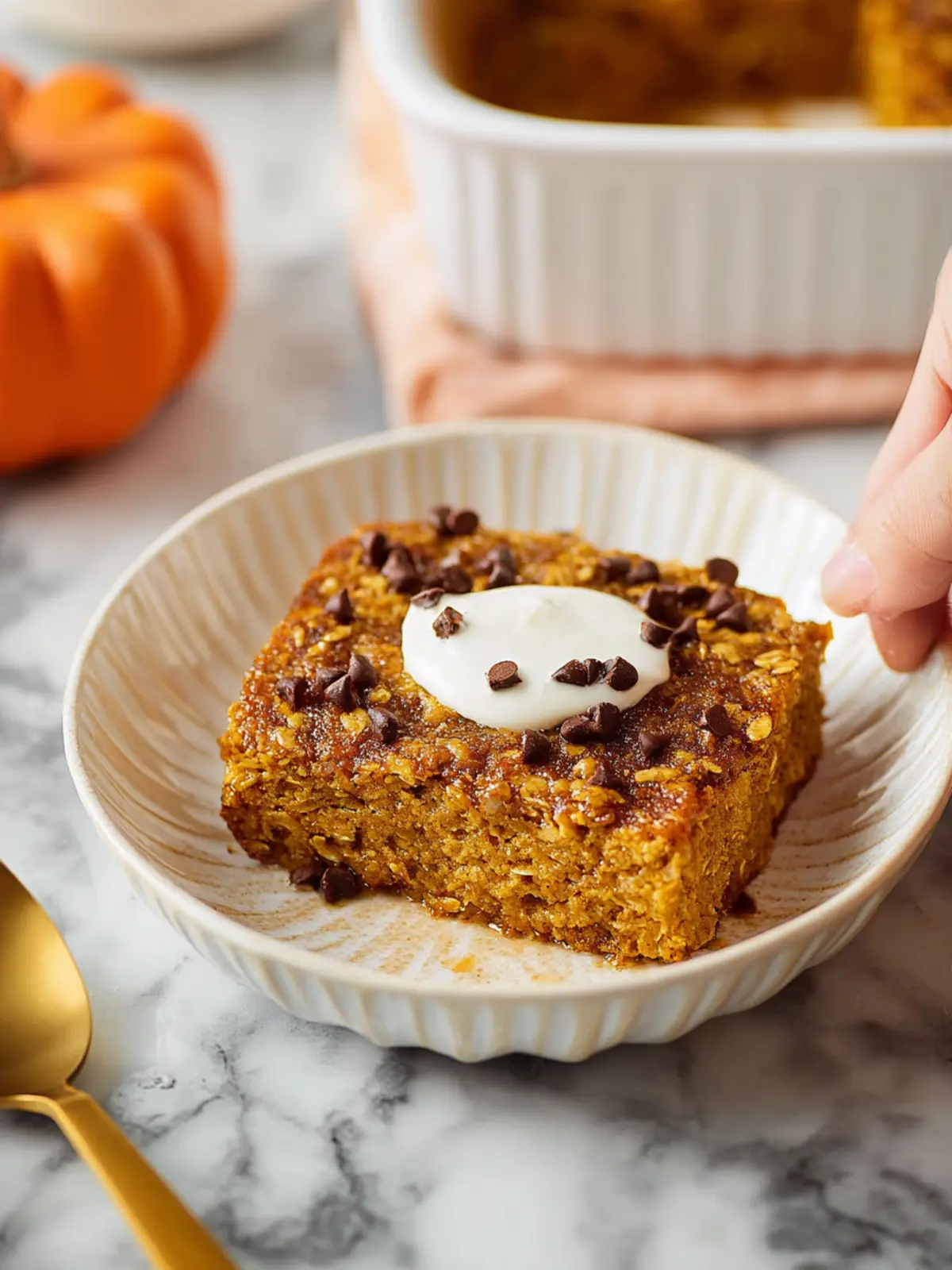 Pumpkin Baked Oatmeal First Image