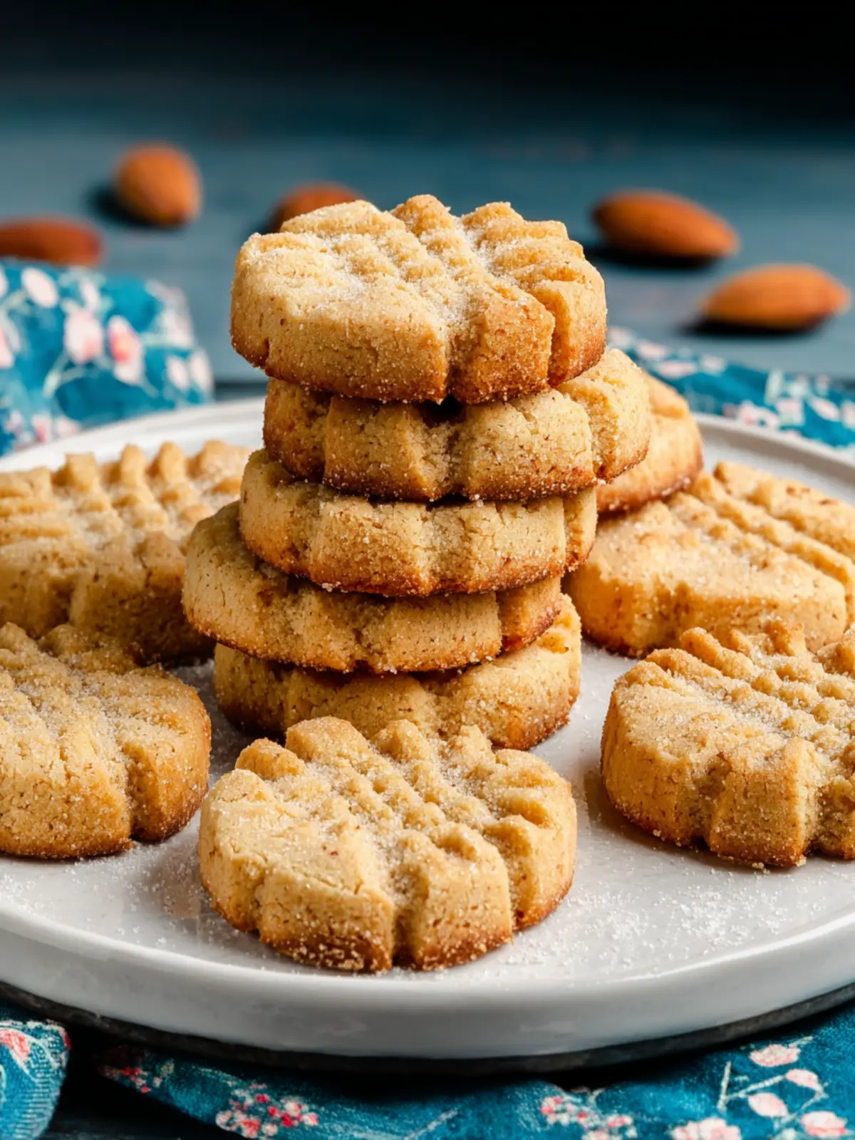 Almond Flour Shortbread Cookies First Image