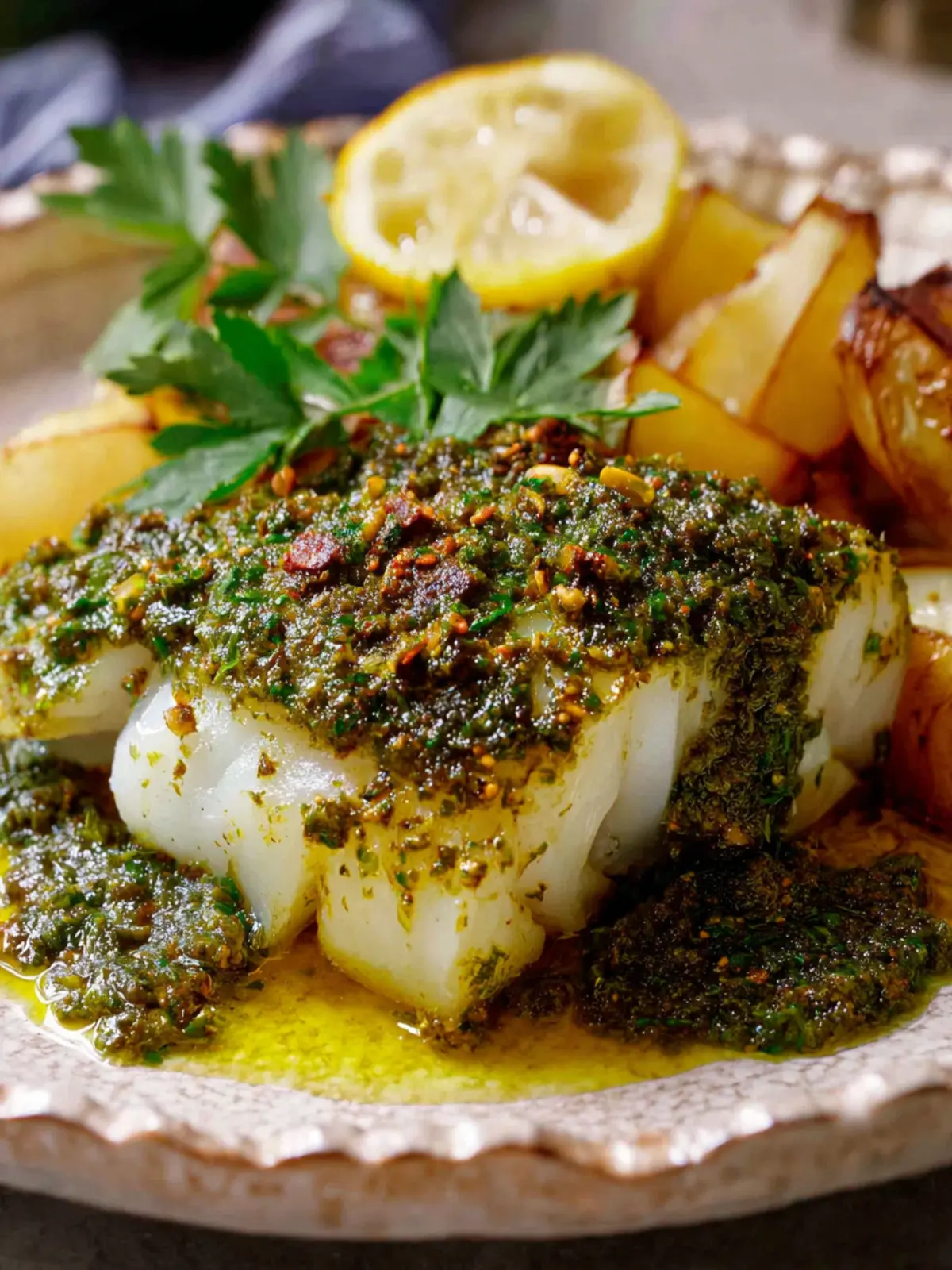Baked Cod With Chermoula For One First Image