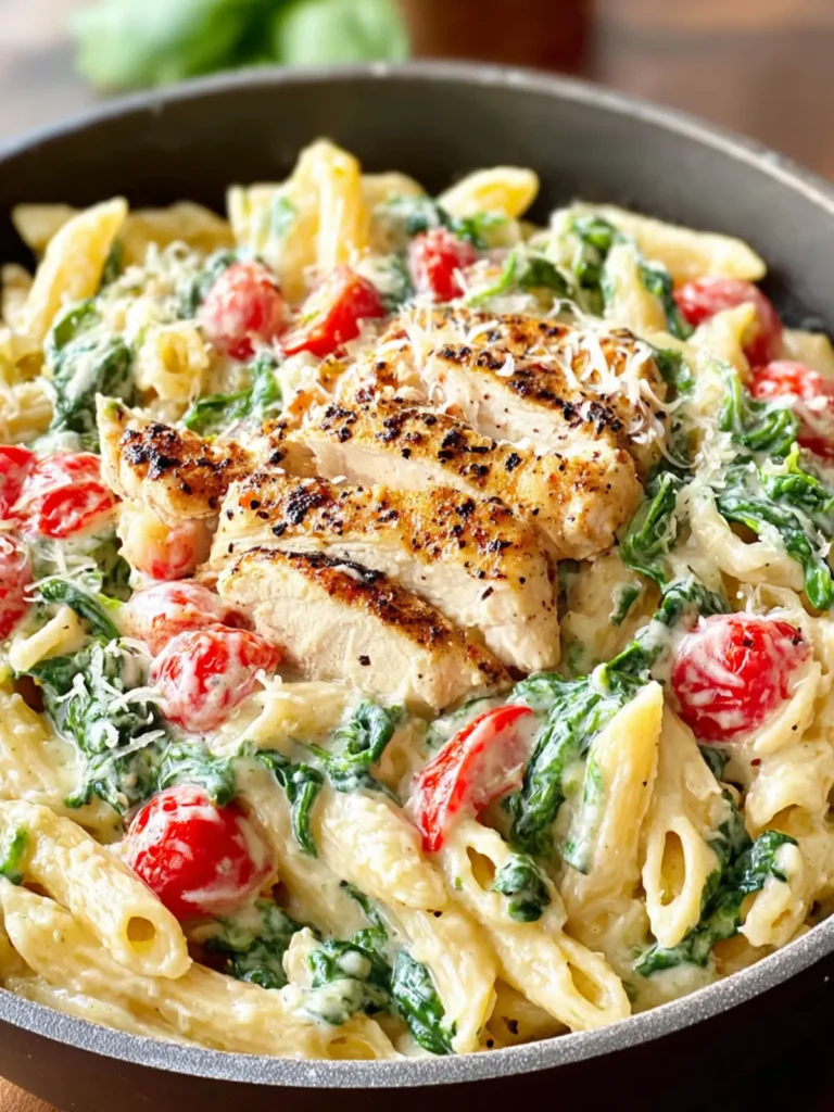 Irresistible Chicken Florentine Pasta Recipe to Savor First Image