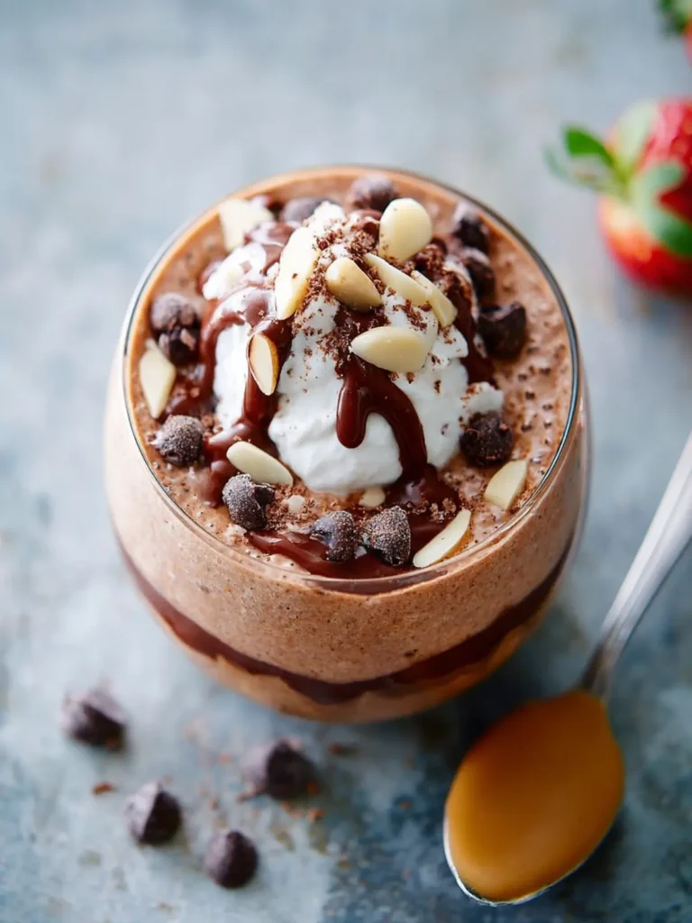Chocolate Almond Overnight Oats First Image