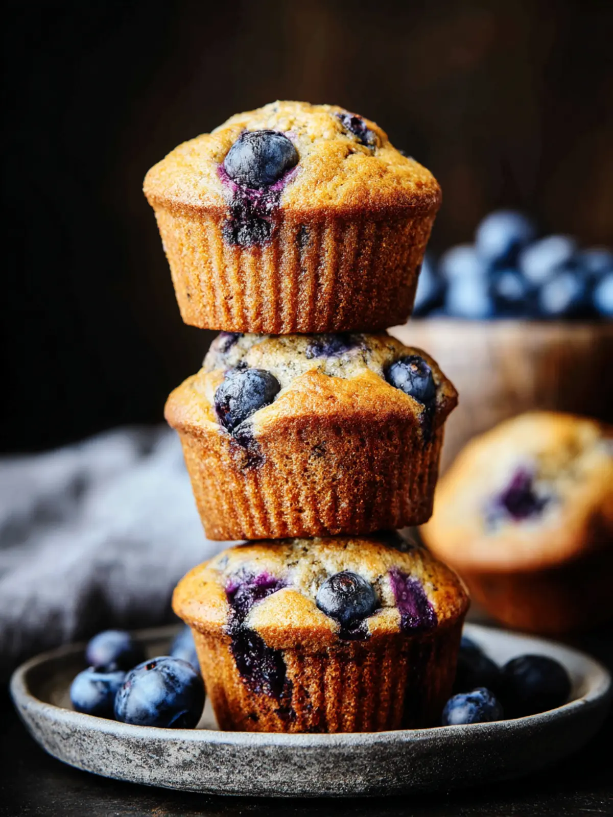 Irresistible Banana Blueberry Muffins Recipe to Savor First Image