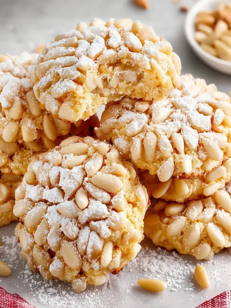 Pignoli Cookies (Pine Nut Cookies) First Image
