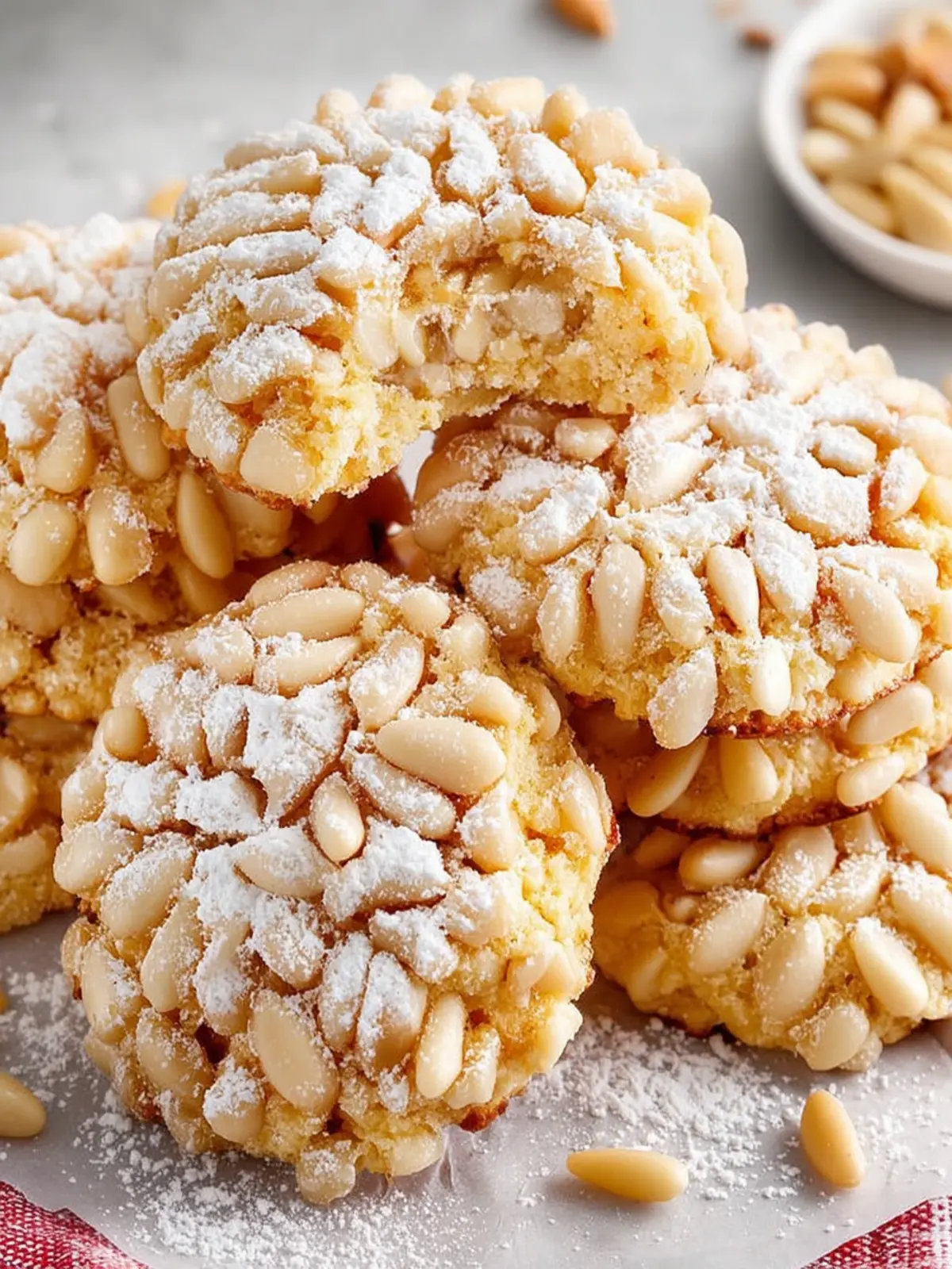 Pignoli Cookies (Pine Nut Cookies) First Image