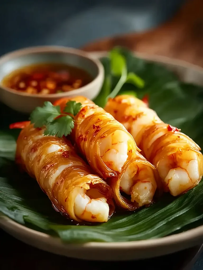 Flavor-Packed Thai Shrimp Wrapped in Golden Perfection: An Incredible 5-Star Recipe First Image