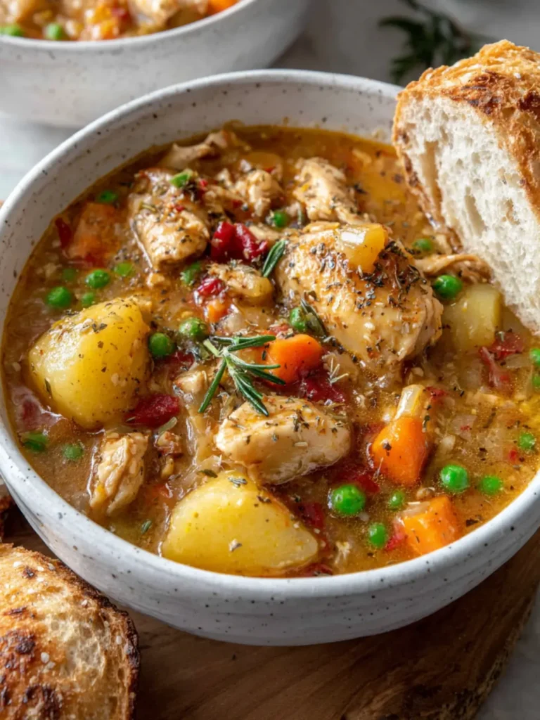 Slow Cooker Chicken Stew First Image