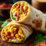 High Protein Breakfast Burritos: An Incredible Ultimate Recipe with 5 Easy Steps First Image