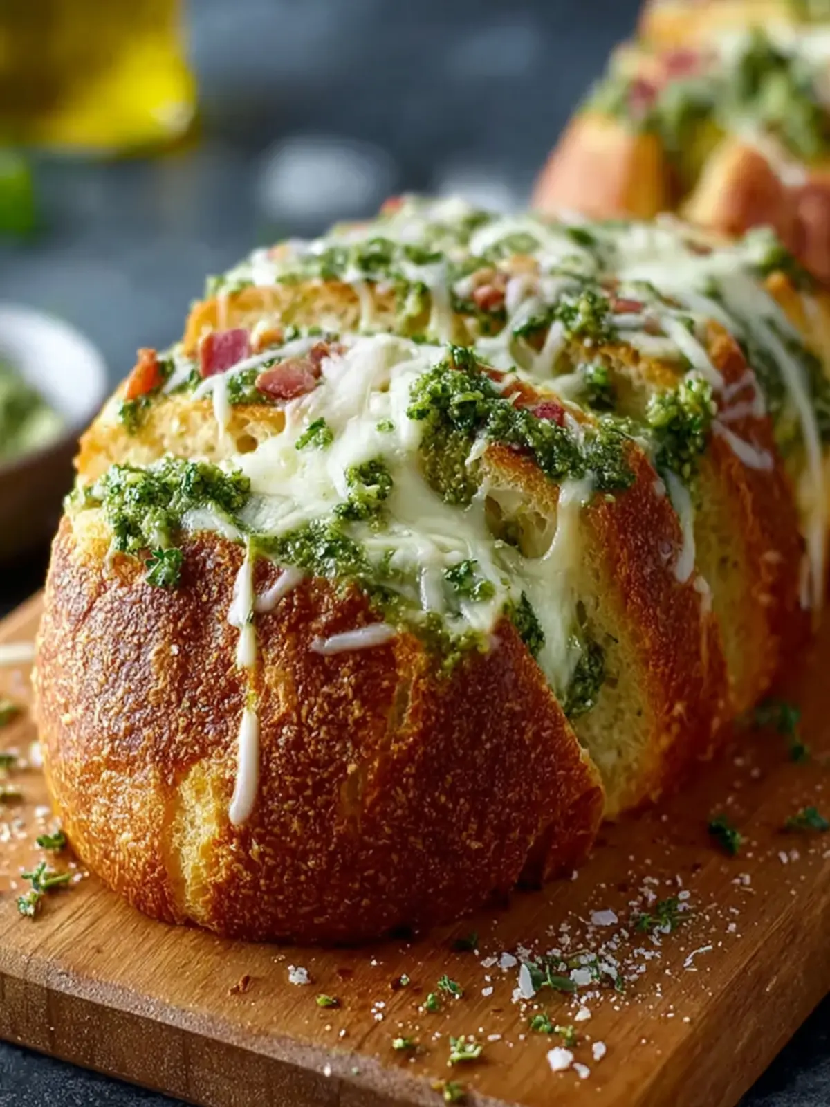 Pesto Parmesan Sourdough First Image