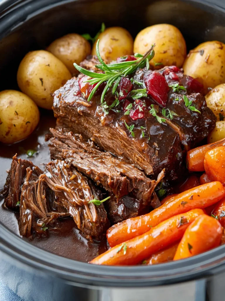 Slow Cooker Pot Roast First Image