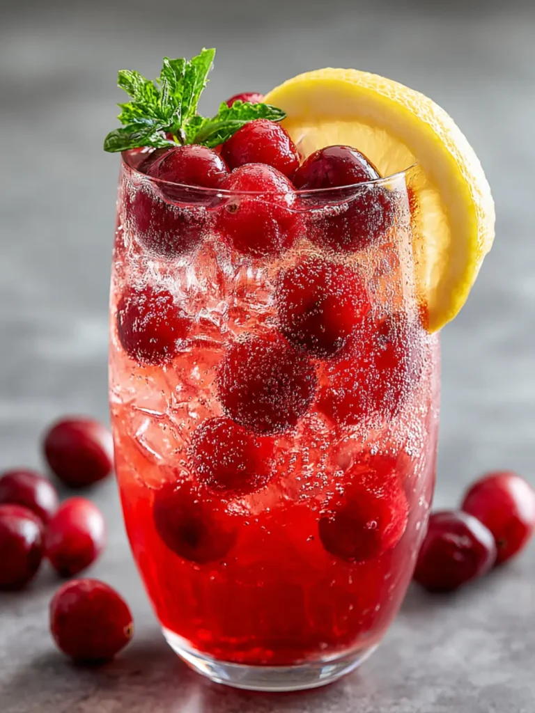 Christmas Spritzer Recipe First Image