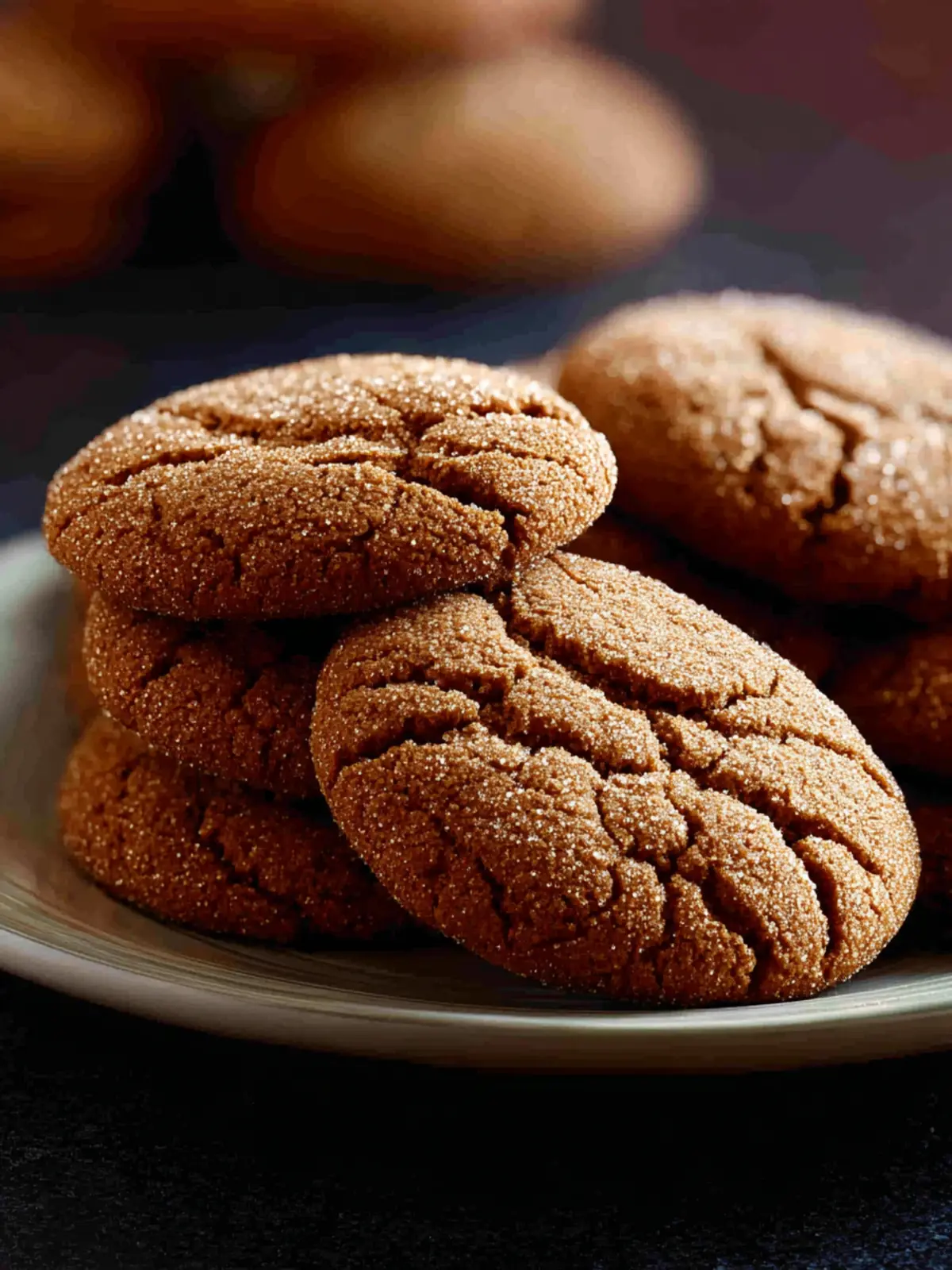 Easy Ginger Snap Cookies First Image