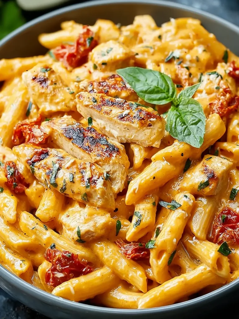 Creamy Sun-Dried Tomato Chicken Pasta: A Cozy Delight First Image
