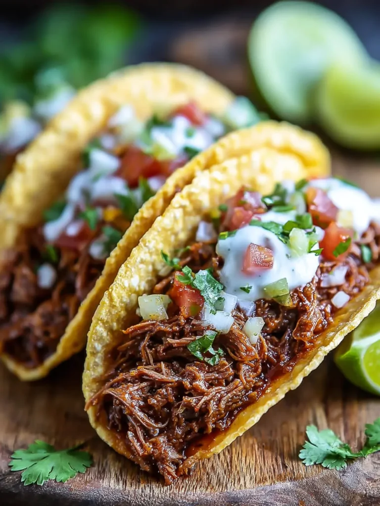 Mouthwatering Slow Cooker Beef Tacos Recipe for All First Image
