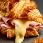 Ham and Cheese Croissants First Image