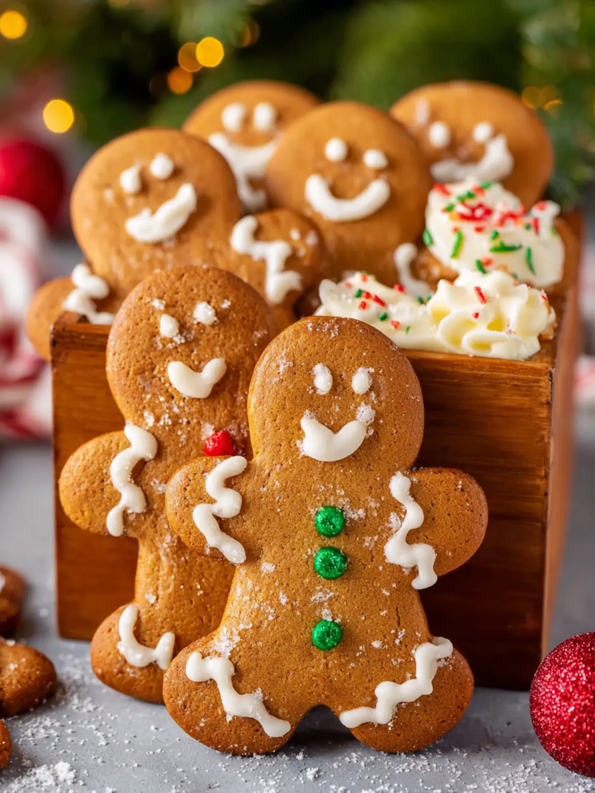 Gingerbread Men Cookies First Image