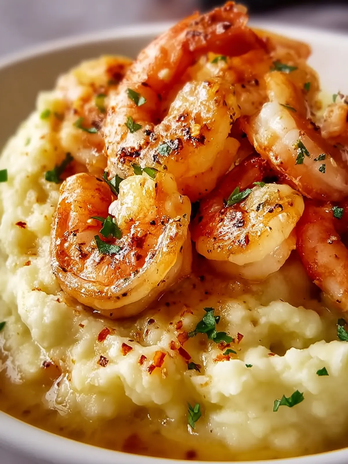 Creamy Garlic Shrimp Over Mashed Potatoes: An Incredible Ultimate Recipe First Image