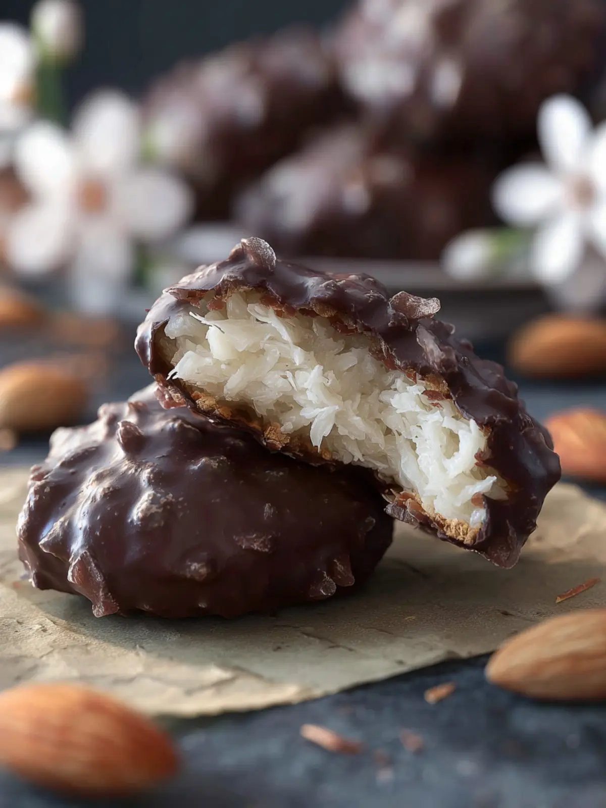 Homemade Almond Joys First Image