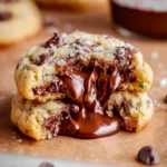 Nutella Stuffed Chocolate Chip Cookies First Image