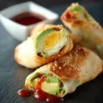 Baked Avocado Egg Rolls First Image