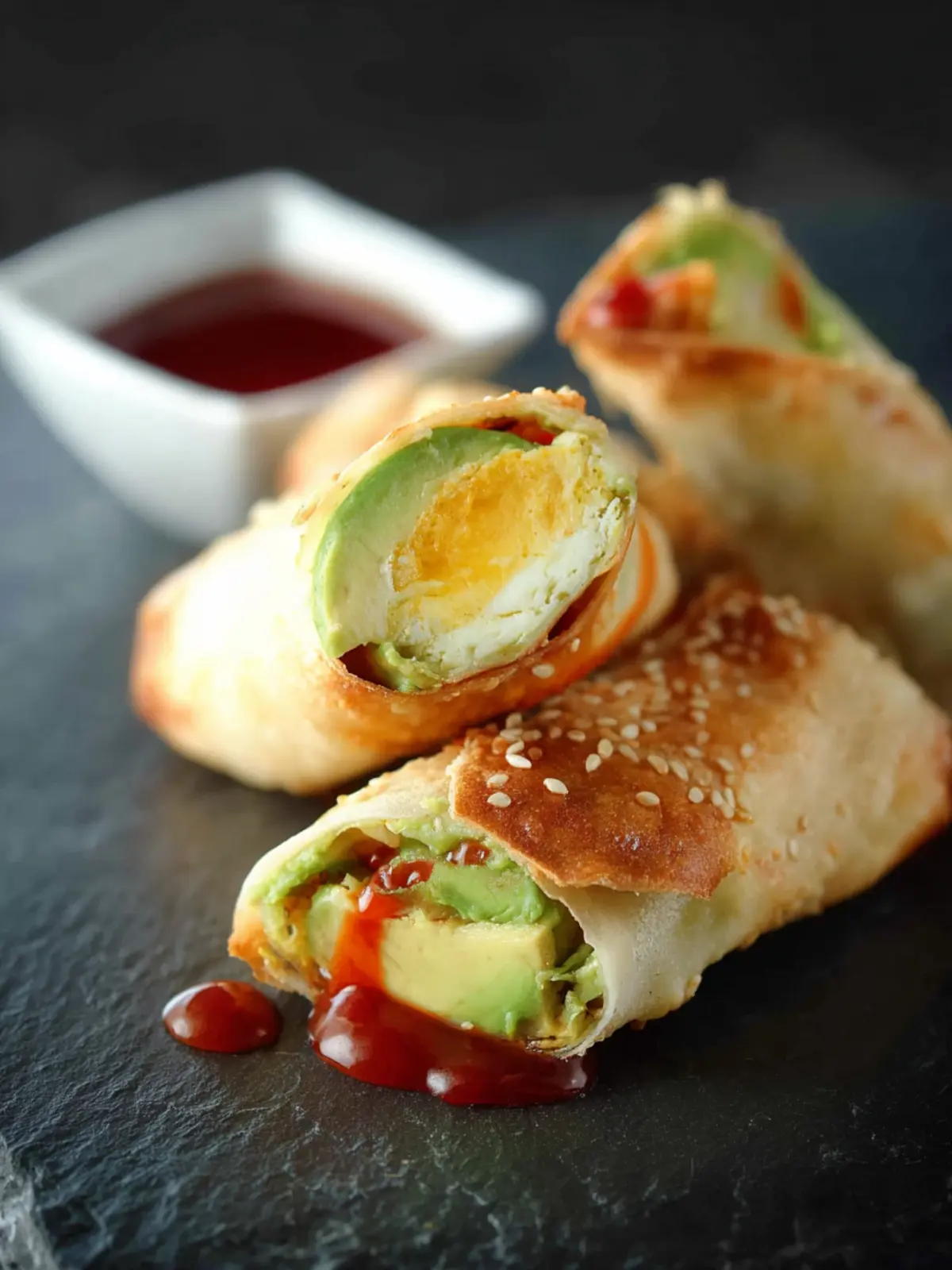 Baked Avocado Egg Rolls First Image