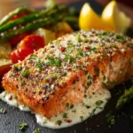 Baked Boursin Salmon First Image