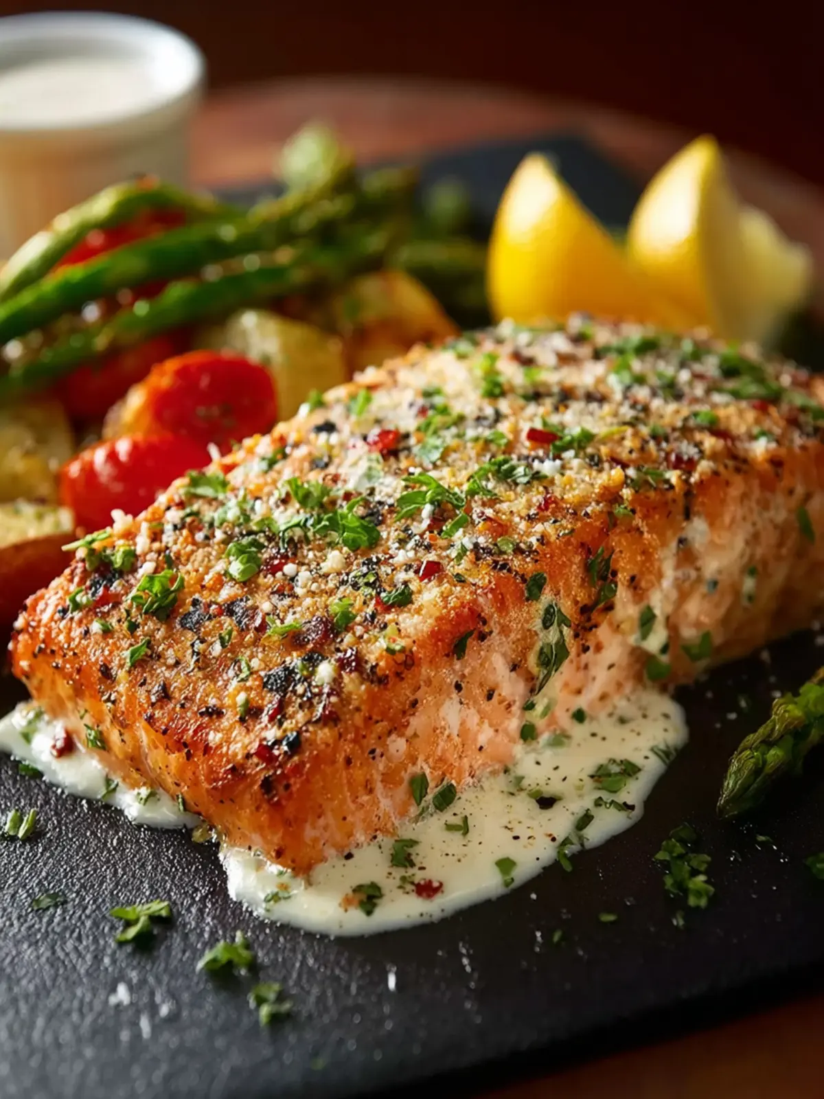 Baked Boursin Salmon First Image