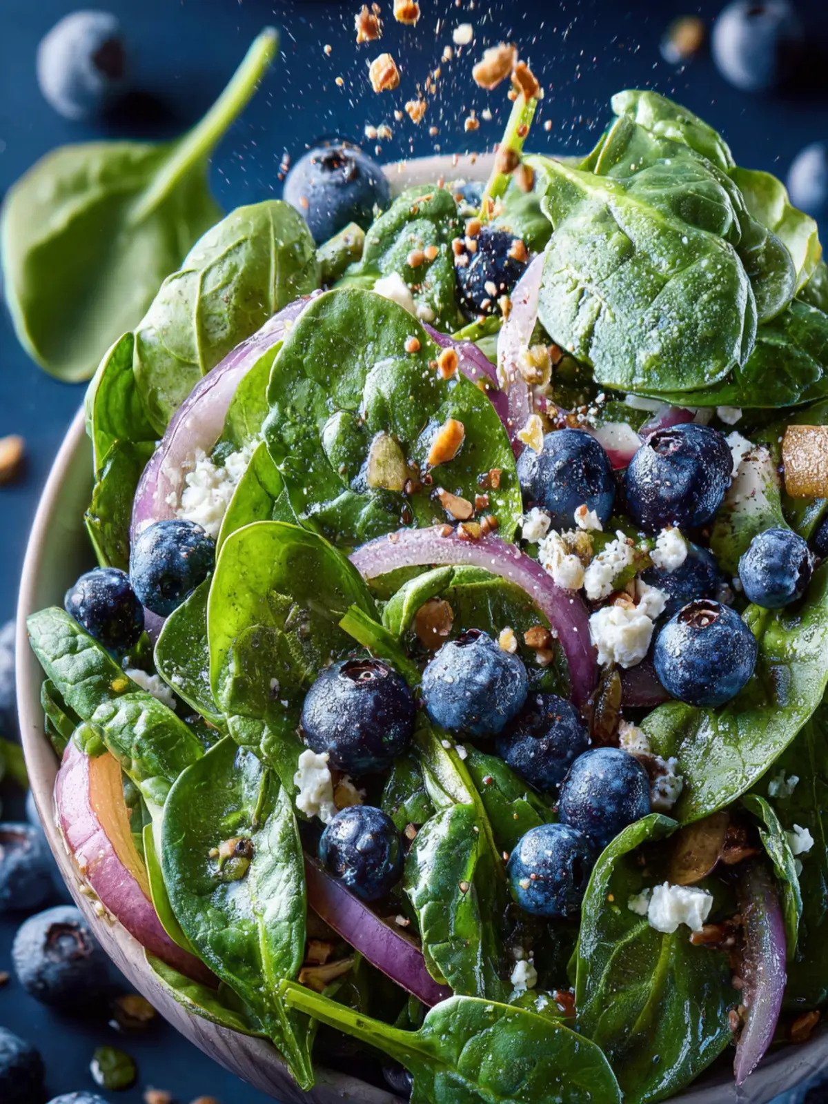 Blueberry Spinach Salad First Image