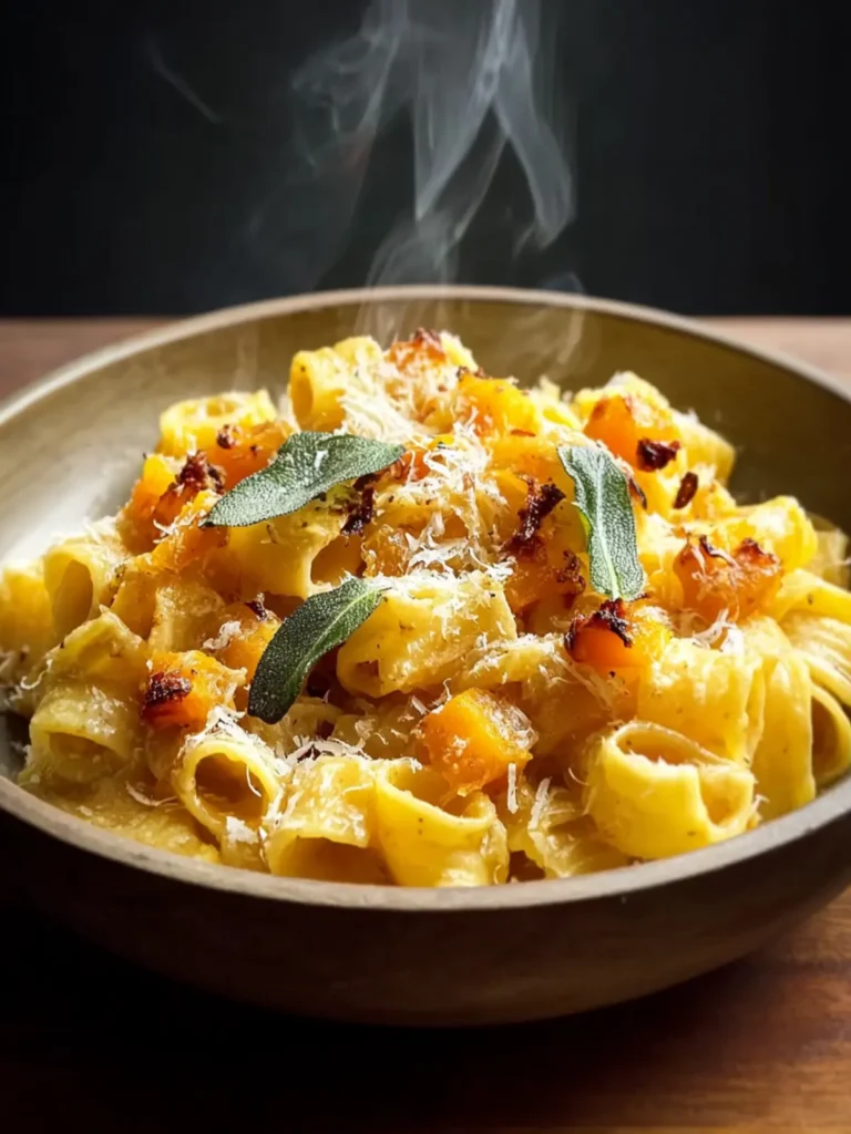 Brown Butter Sage Butternut Squash Pasta First Image