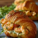 Buttery Shrimp Stuffed Croissants First Image