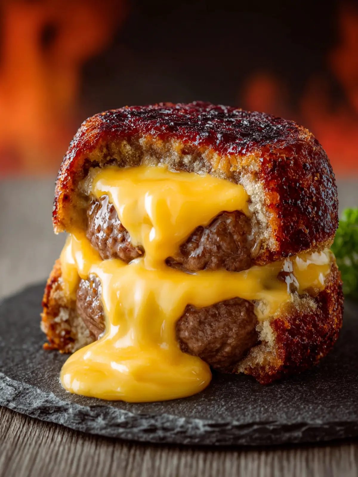 Cheeseburger Lava Cake First Image