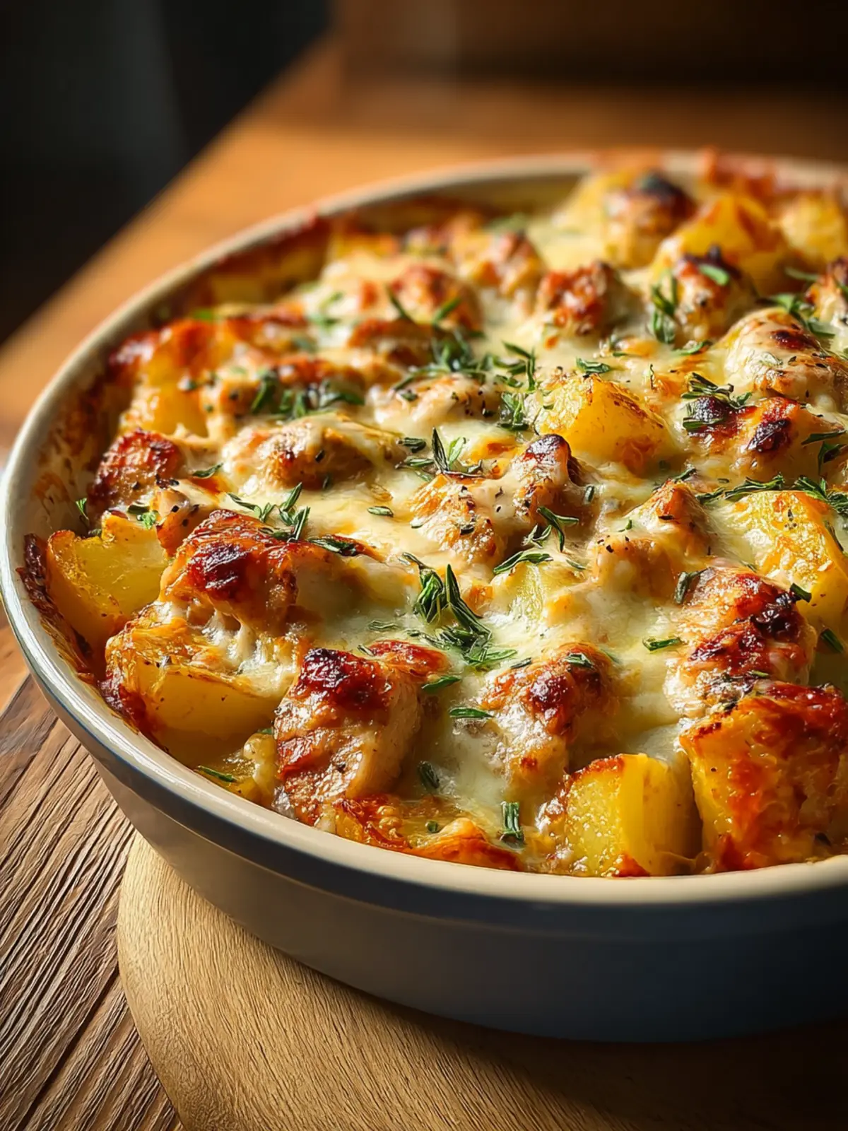 Cheesy Chicken Potato Bake First Image