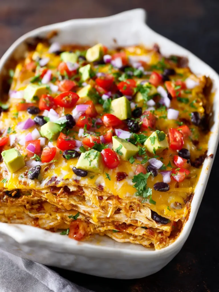 Chicken Enchilada Casserole First Image