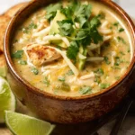 Creamy Green Chicken Enchilada Soup First Image