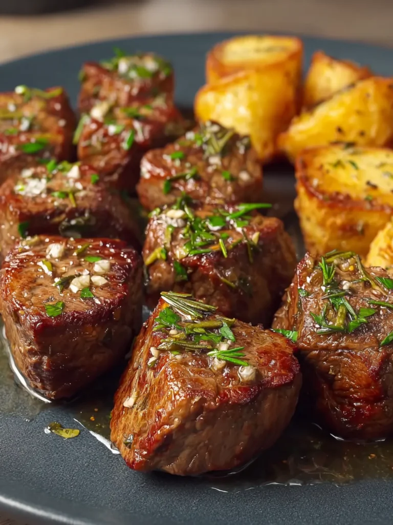 Garlic Butter Steak Bites First Image