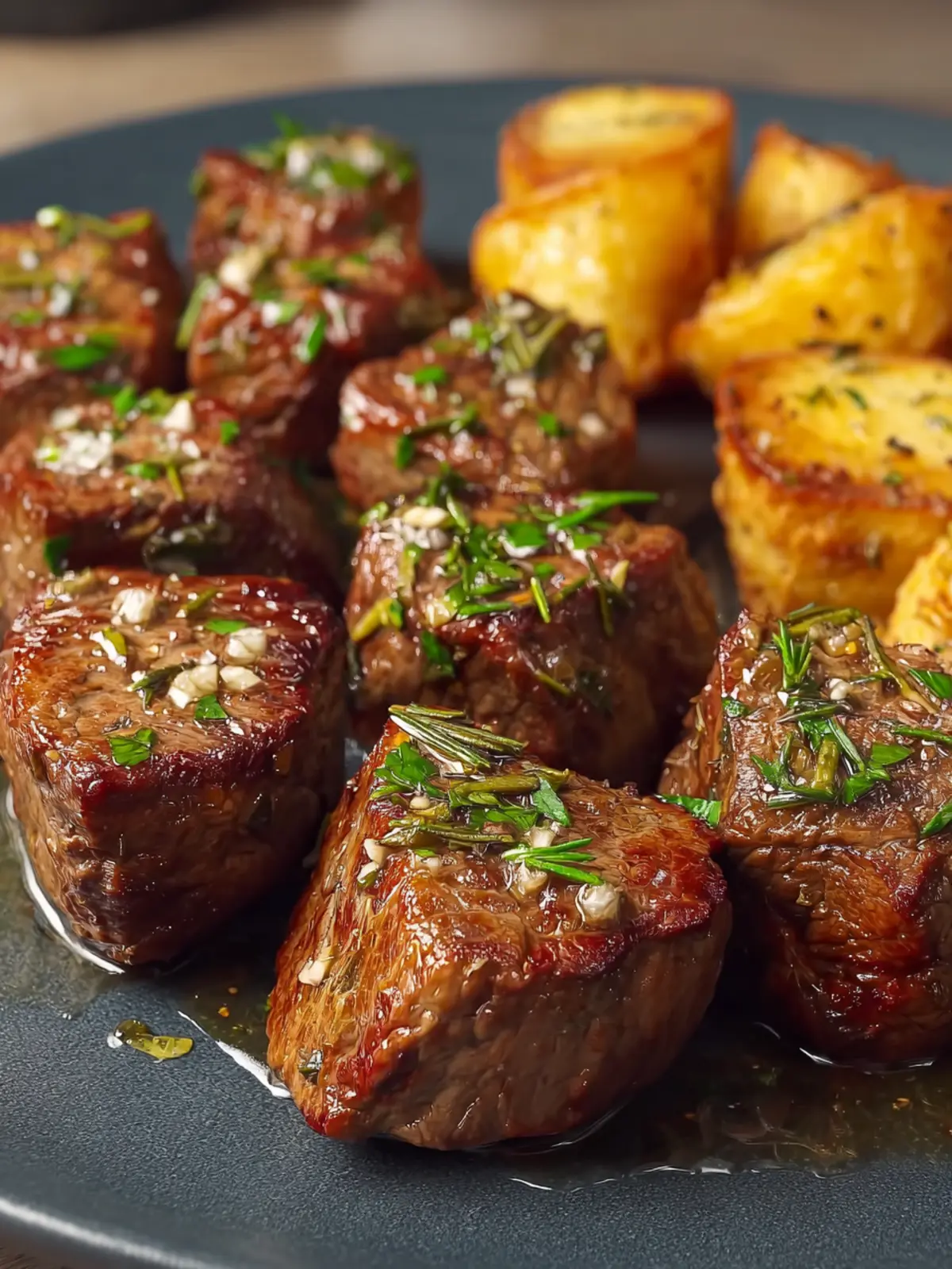 Garlic Butter Steak Bites First Image