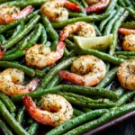 Green Beans and Shrimp (Sheet Pan Meal) First Image