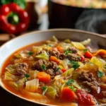 Hearty Cabbage Soup with Ground Beef – Comfort in a Bowl First Image