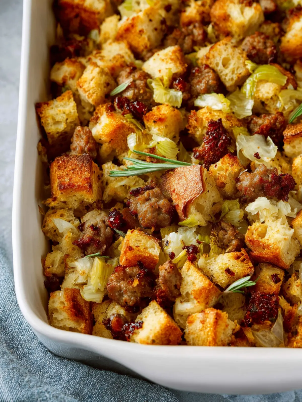 Homemade Sausage Stuffing First Image