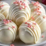 Indulge in Valentine’s Day White Chocolate Truffles (No-Bake) First Image