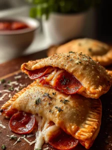 Irresistible Air Fryer Pepperoni Pizza Pockets Recipe First Image