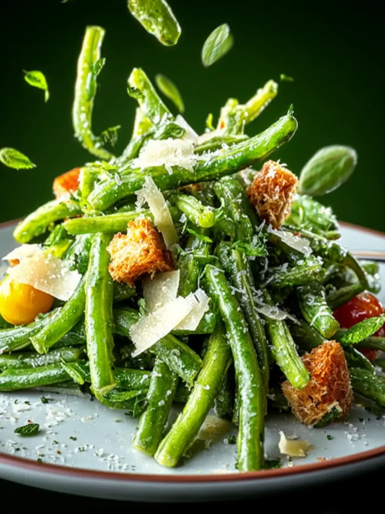 Irresistible Avocado Caesar Green Beans Recipe Delight First Image