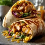 Irresistible Sweet and Savory Honey Mustard Chicken Wraps First Image