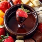 Irresistible Valentine’s Day Chocolate Fondue for Two First Image