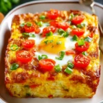 Irresistible Vegetarian Hash Brown Breakfast Casserole for Easy Mornings First Image