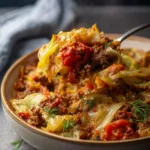 Low Carb Unstuffed Cabbage Casserole First Image