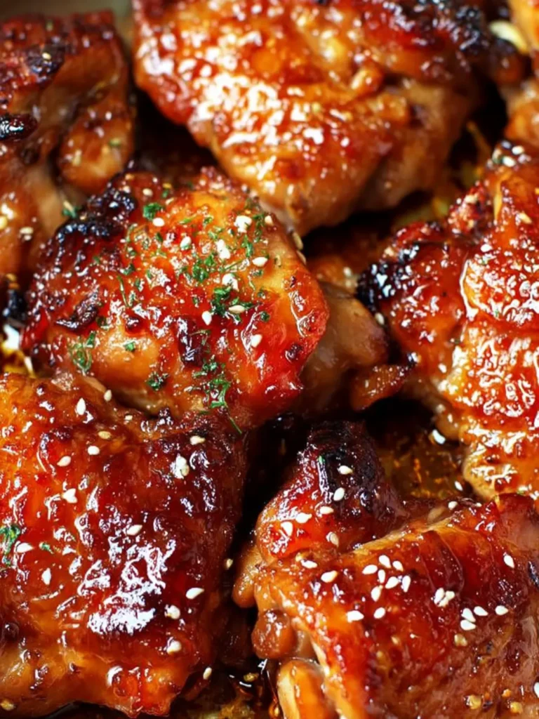 Oven Baked Teriyaki Chicken Thighs First Image