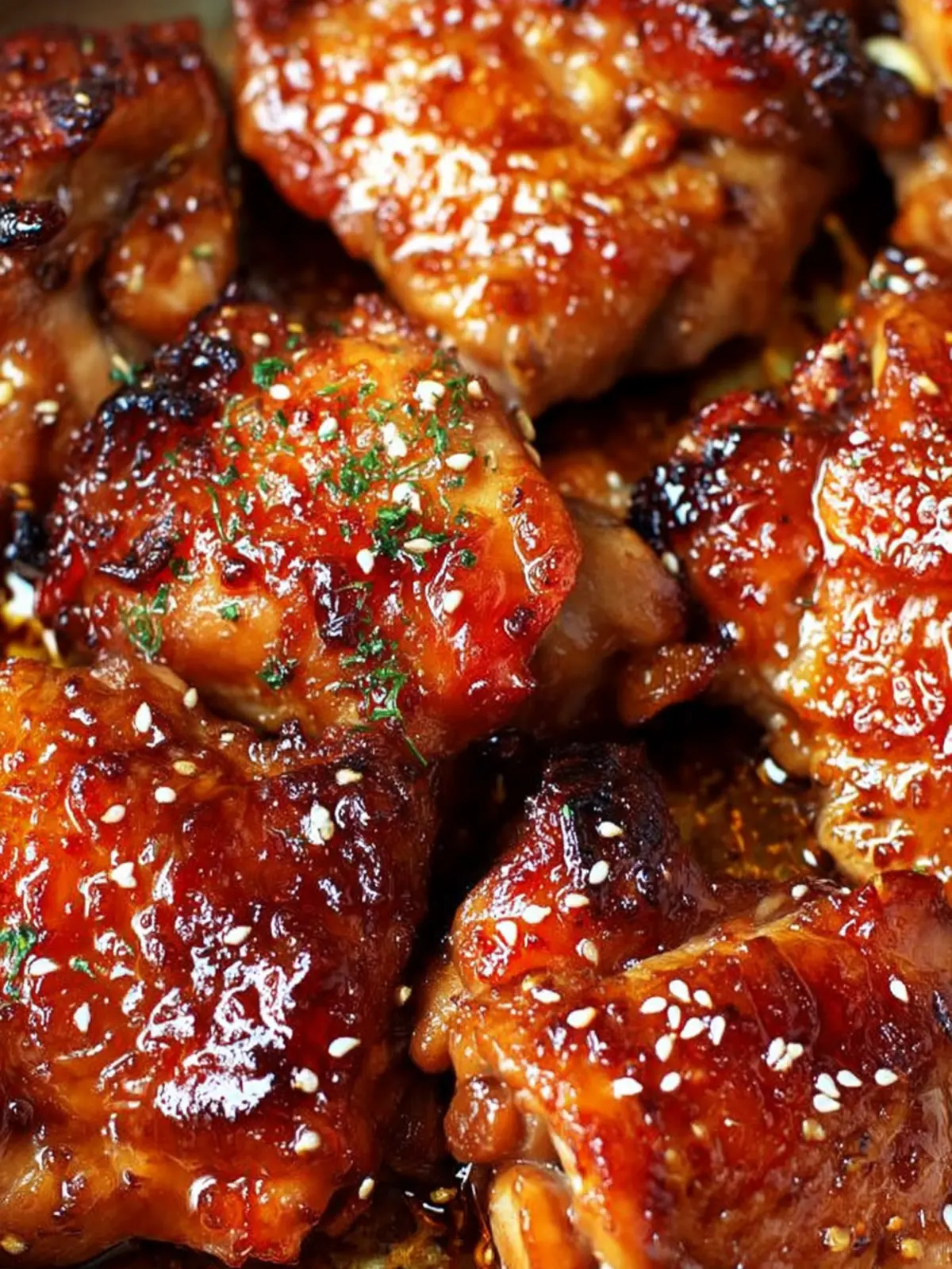 Oven Baked Teriyaki Chicken Thighs First Image