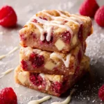 Raspberry White Chocolate Blondies First Image