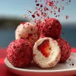 Strawberry Cheesecake Protein Balls First Image